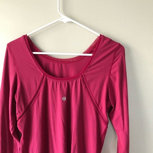 Lululemon Pink Long Sleeve Shirt - Picture 3 of 6